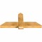 Ekena Millwork Eugene Rough Sawn Timber Gable Bracket, Western Red Cedar, 48"W x 22"H x 4"D x 6"F, 11/12 Pitch GBW048X22X0406EUG00RWR - alternate 4